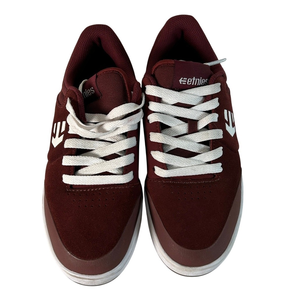 Etnies Marana Mens 5.5 Womens 7 Burgundy White Michelin Sole Skate Shoes Sneaker